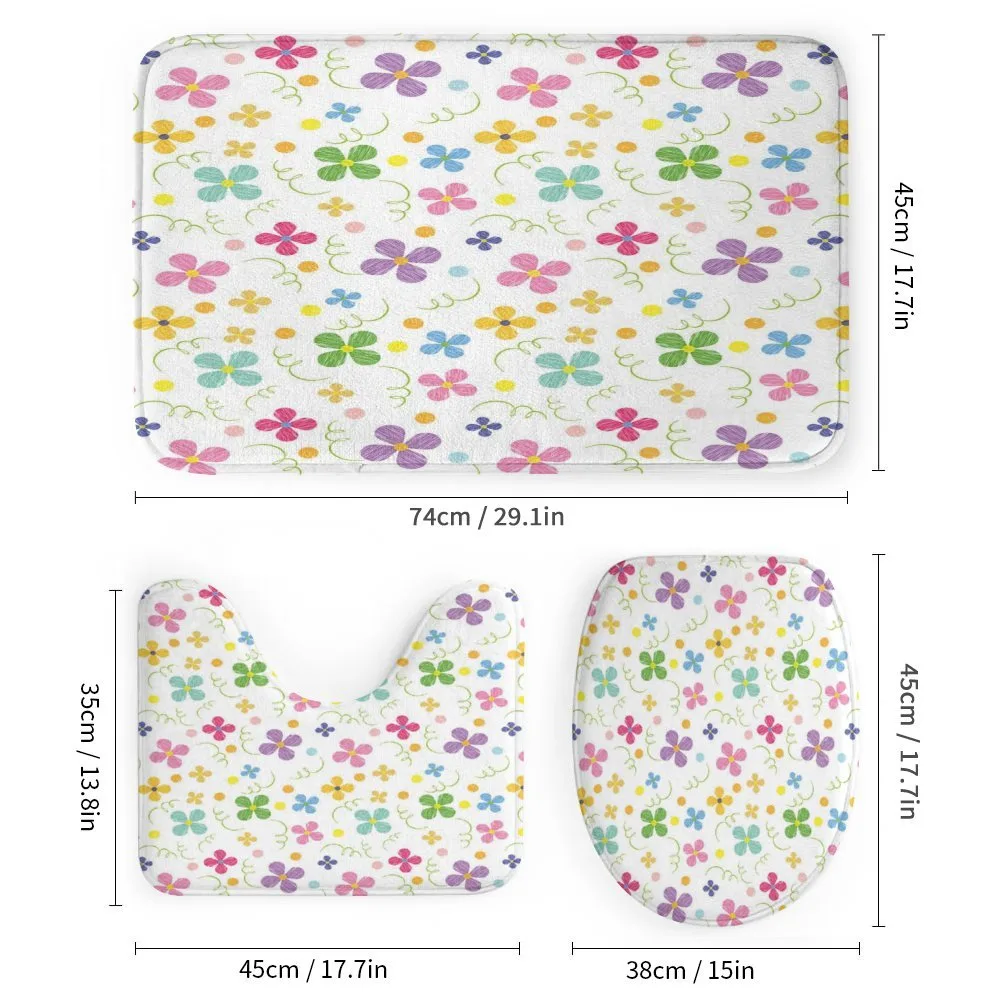 Spring Daisies Dots Sketch — Detail 1