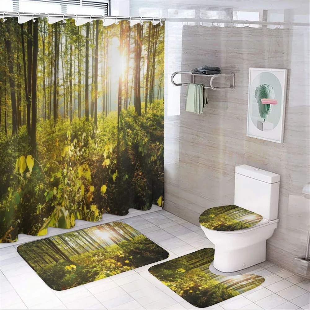 Sun Rays Woods Foliage — Your design