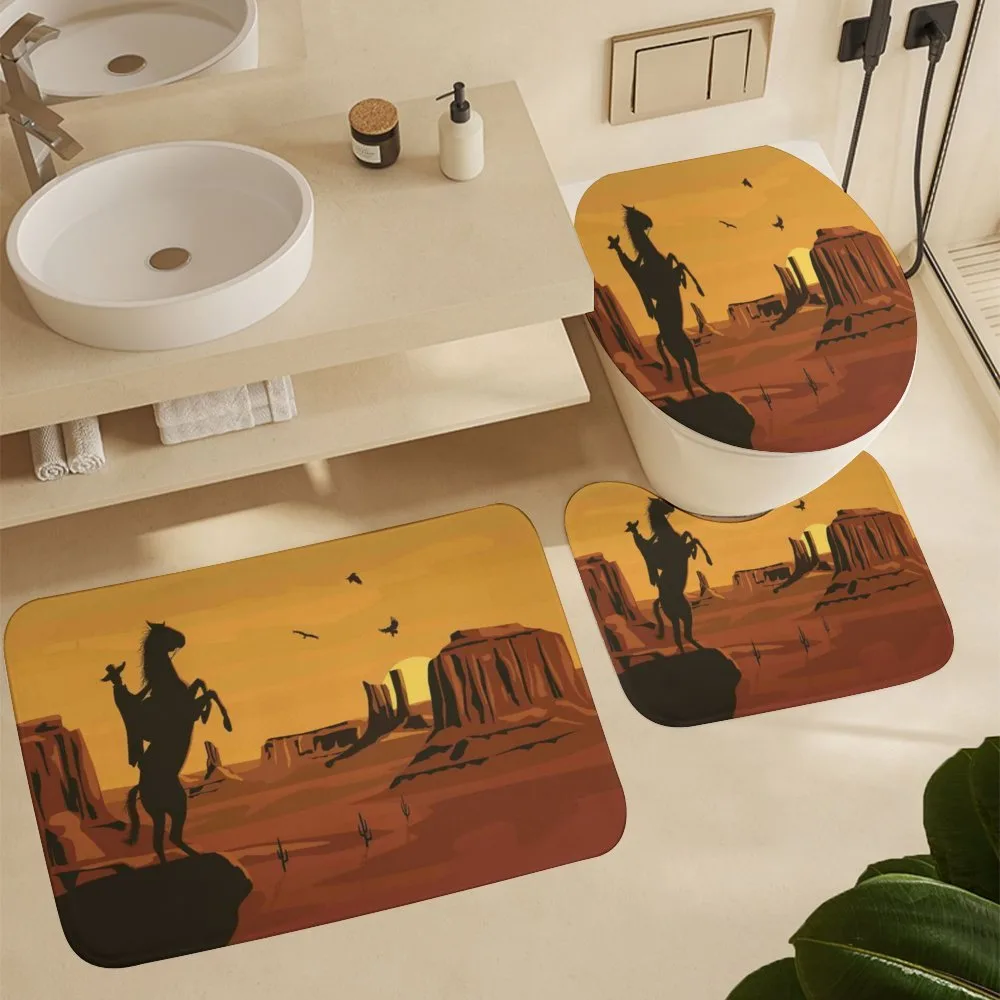 Sunset Scene and Cowboy — Detail 5