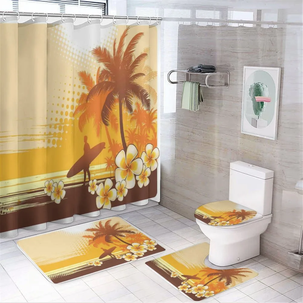 Surfer Tropical Landscape — Your design