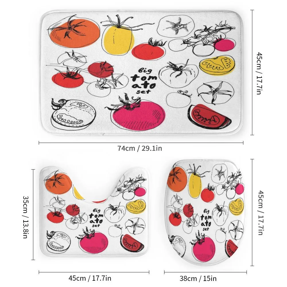 Vivid Sketched Tomatoes — Detail 1