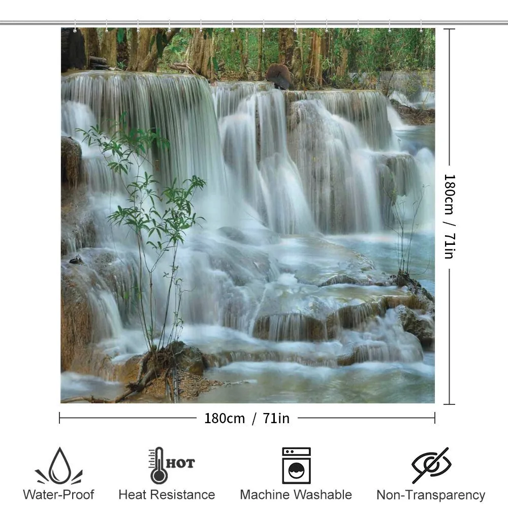Waterfall Jungle Stream Tree — Detail 2