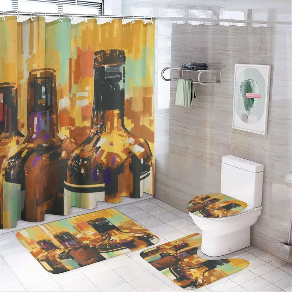 Bottles Brushstrokes Art — Your design