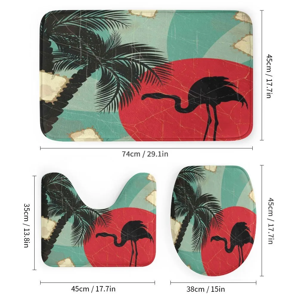 Grunge Flamingo Palm — Detail 1