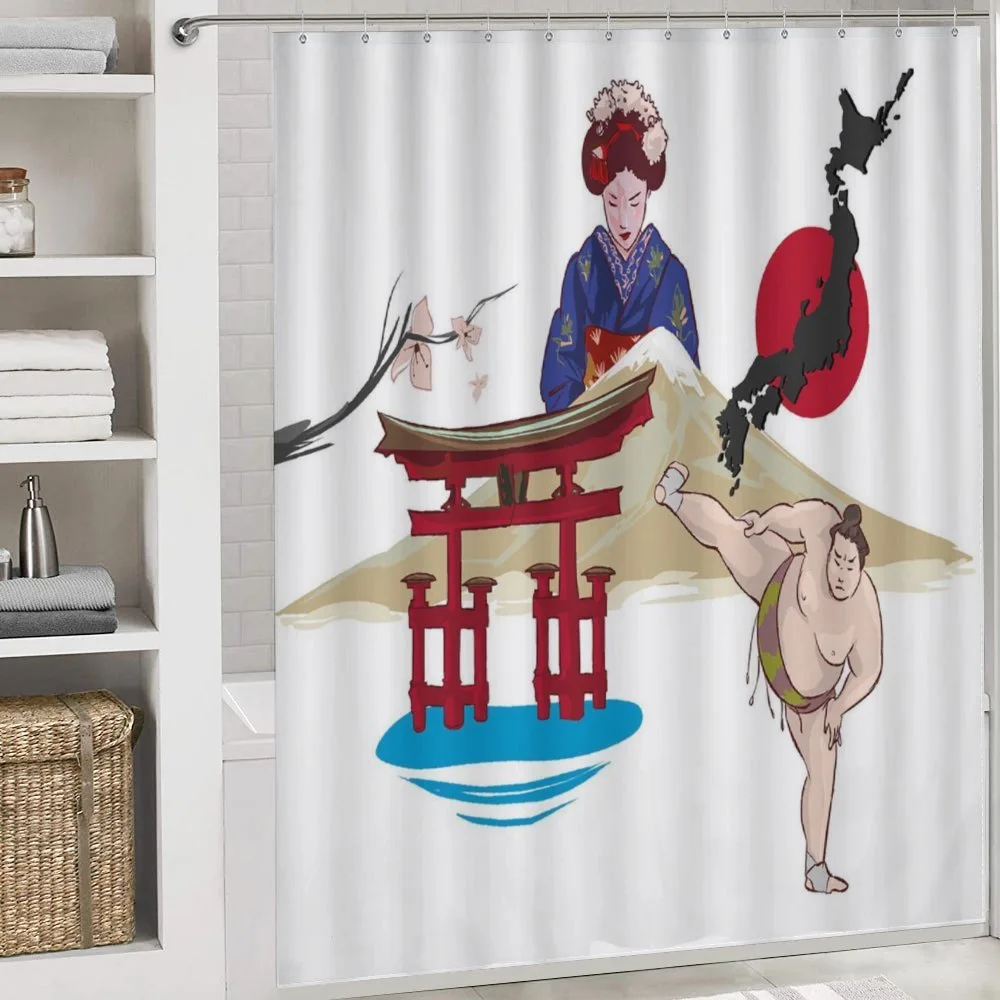 Japanese Woman and Building — Detail 4