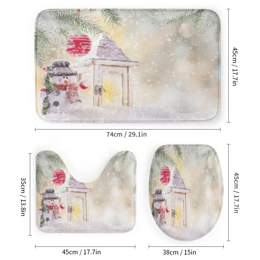 Lantern and Tiny Snowman — Detail 1