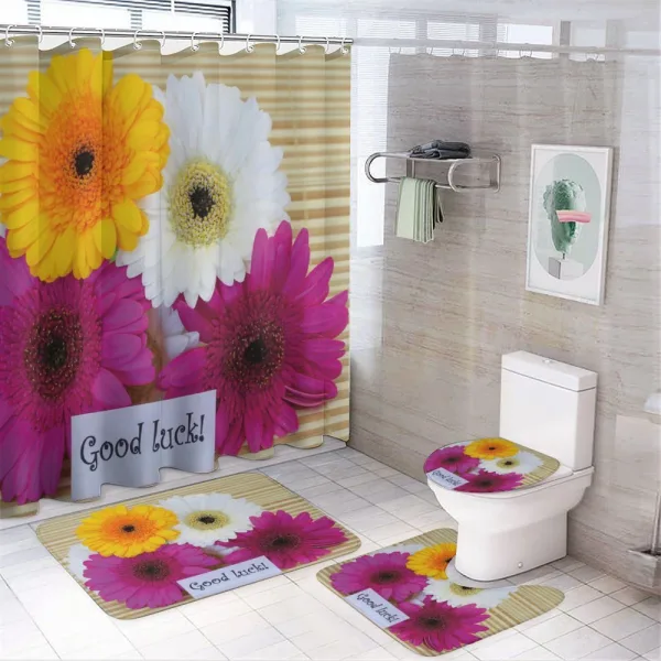 Luck Colorful on a shower curtain