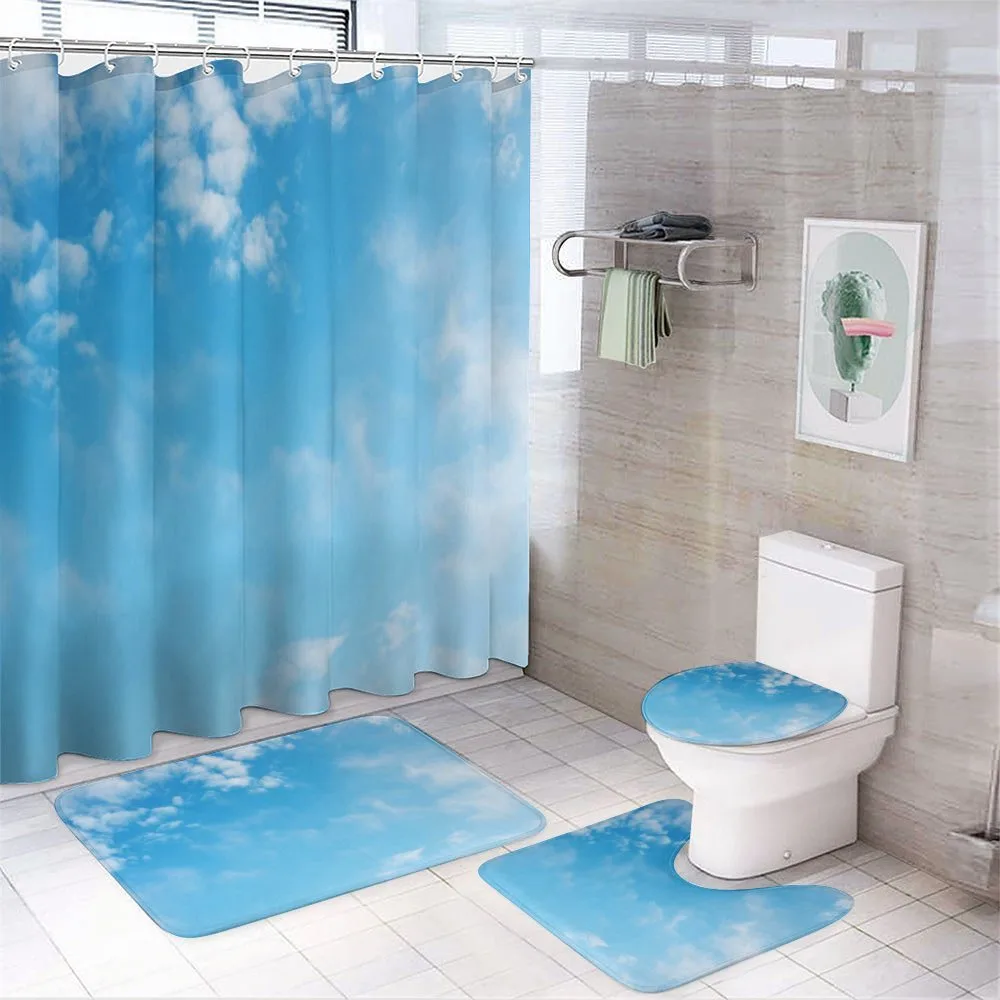 Open Summer Sky with Clouds — Your design
