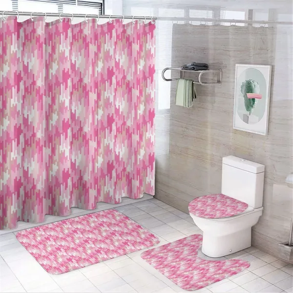 Ornate Vibrant Art on a shower curtain