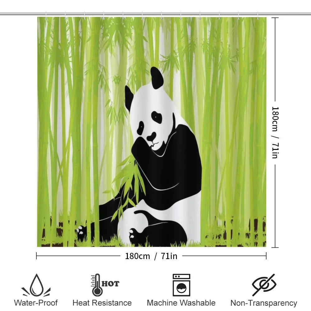 Panda in Bamboo Forest — Detail 2