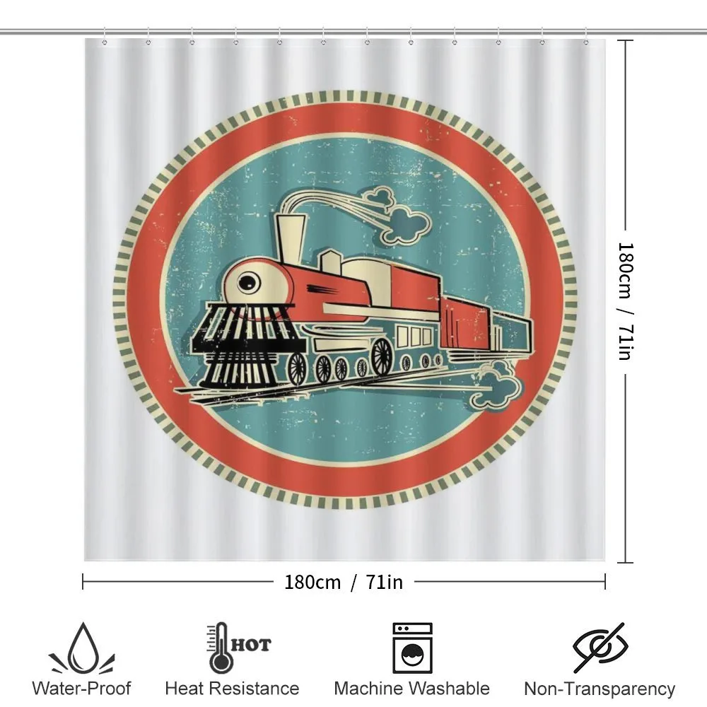 Retro Train Art — Detail 2