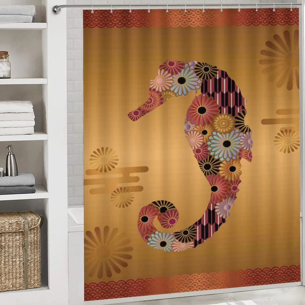 Seahorse Ornate Floral — Detail 4