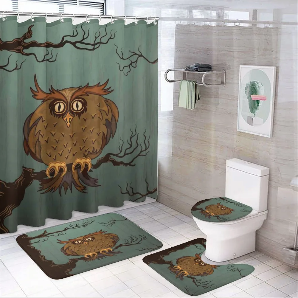 Tired Owl on Oak Tree — Your design