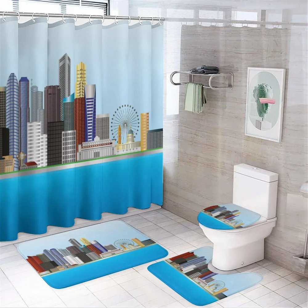 Urban Buildings and River — Your design