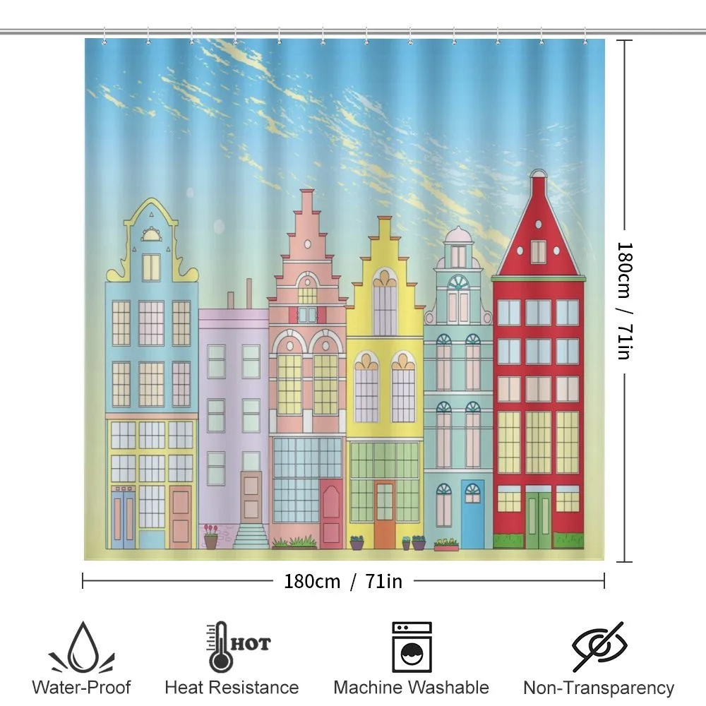Vibrant Houses in Holland — Detail 2