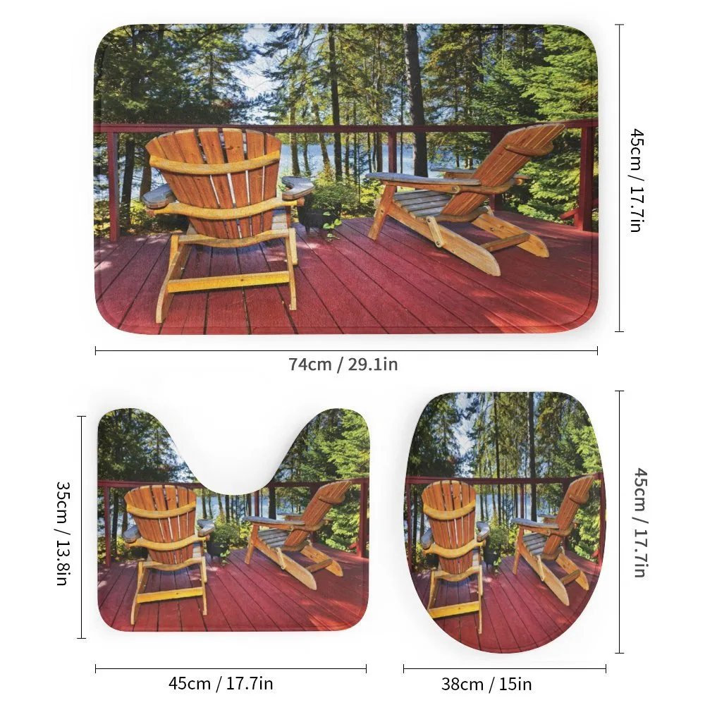 Adirondack Chairs on Porch — Detail 1