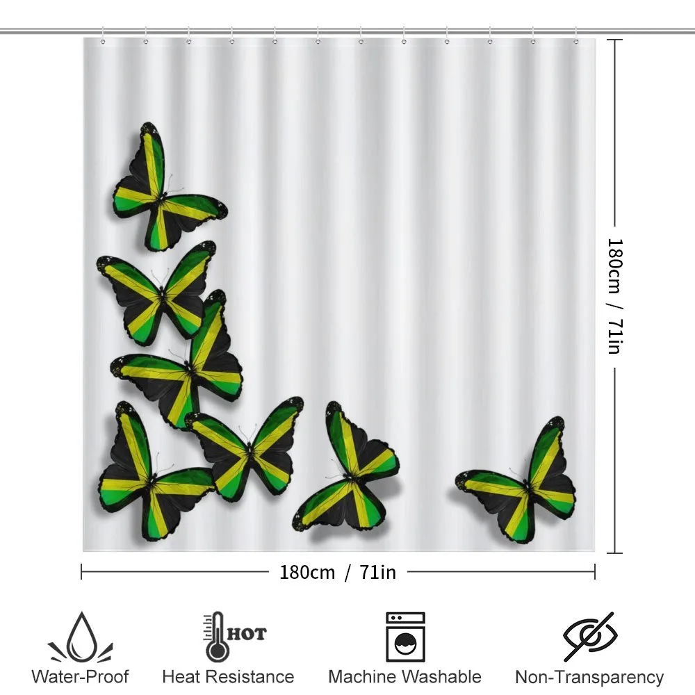 Butterflies with Flag — Detail 2