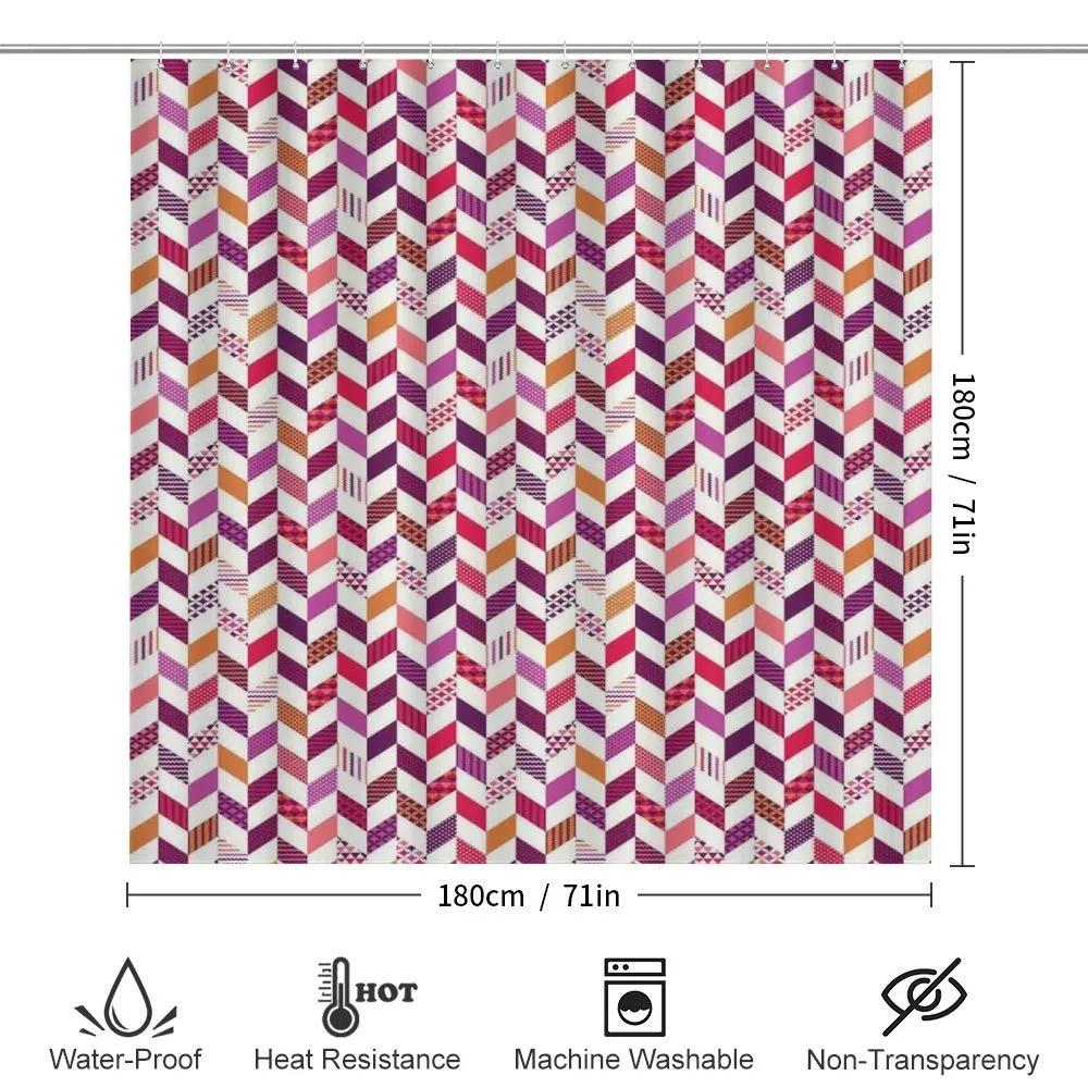 Colorful Herringbone — Detail 2