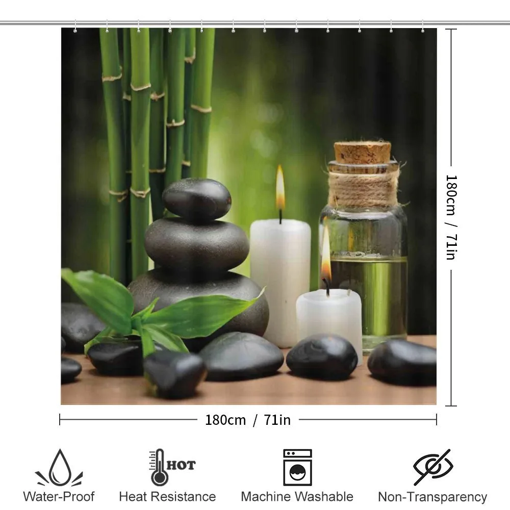 Hot Rocks Candles Bamboos — Detail 2