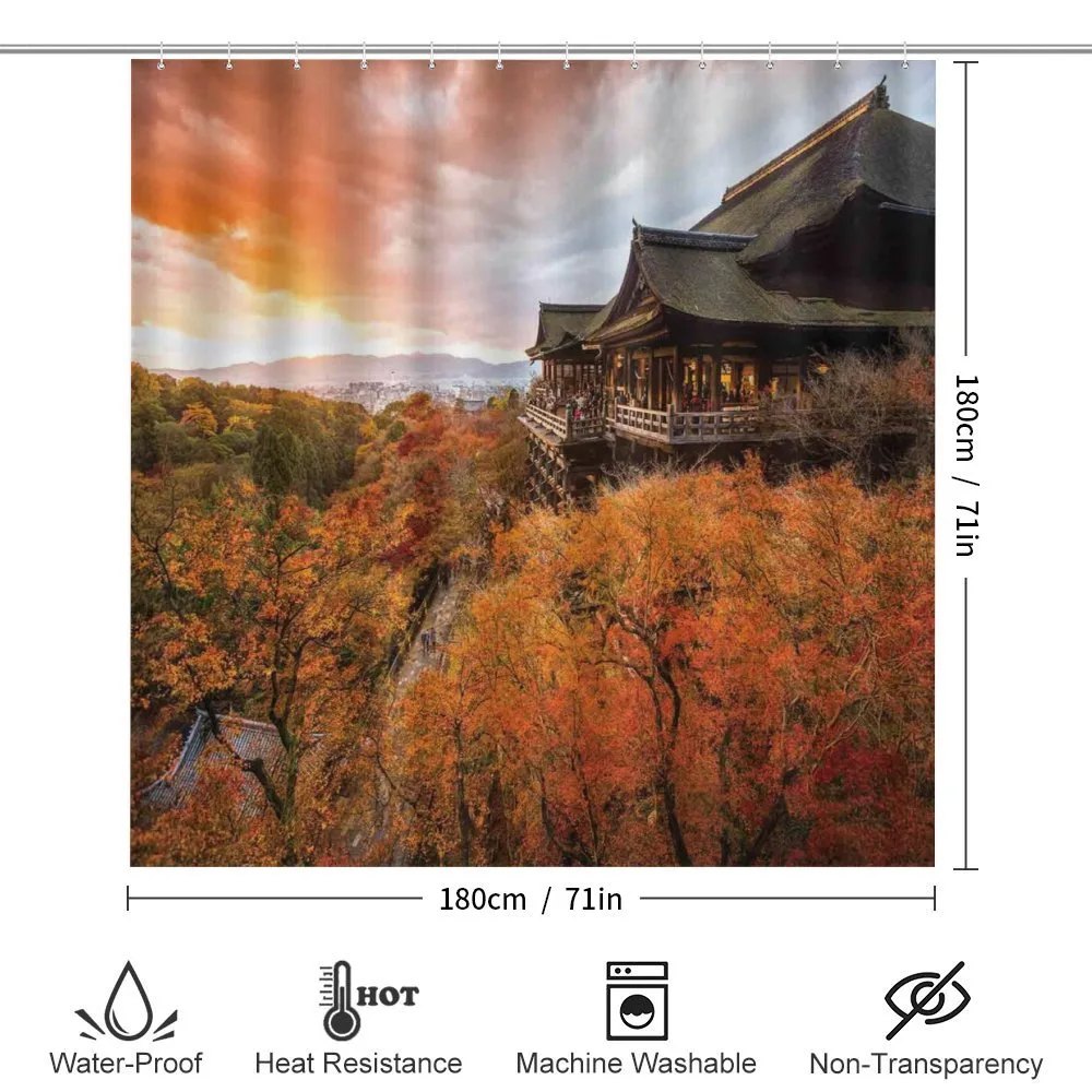 Japanese Building in Fall — Detail 2