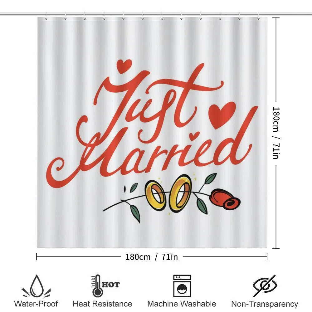 Just Married Rose Rings — Detail 2
