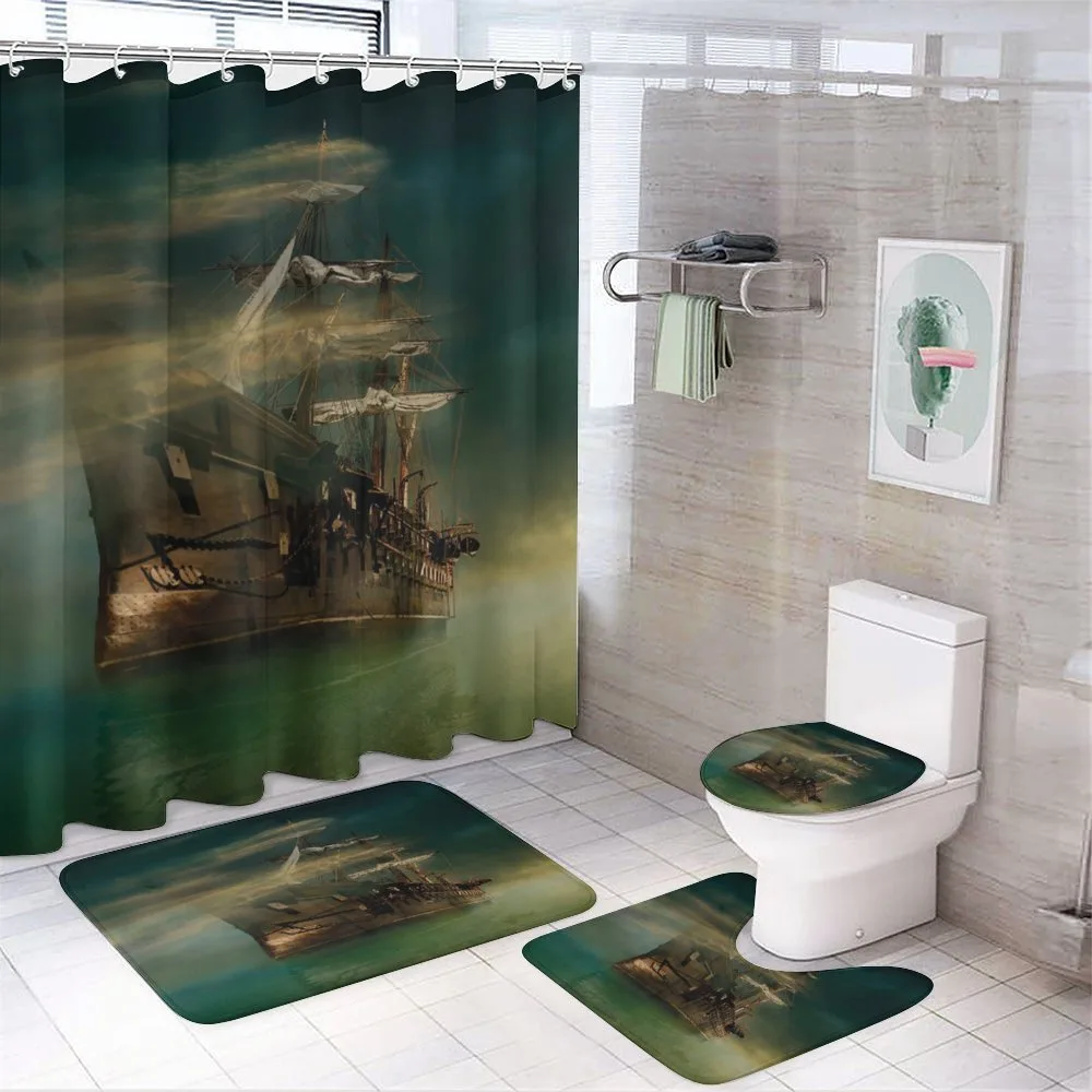 Old Ship on Calm Waters — Your design