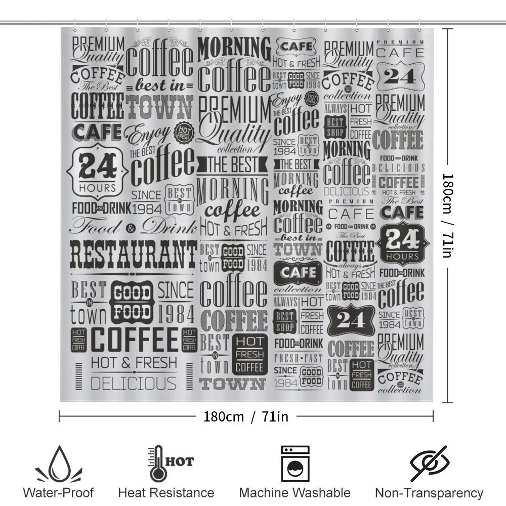 Retro Coffee Texts — Detail 2