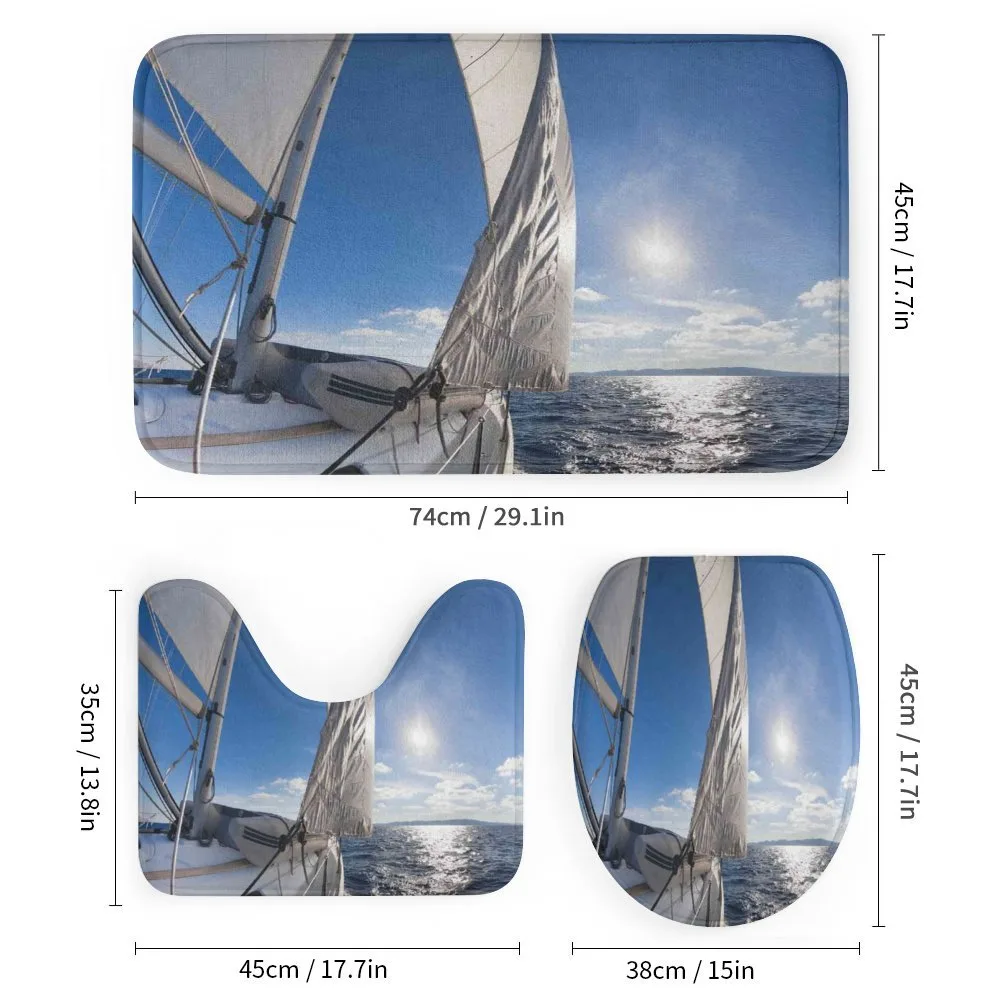 Sailing Boat in Sea — Detail 1