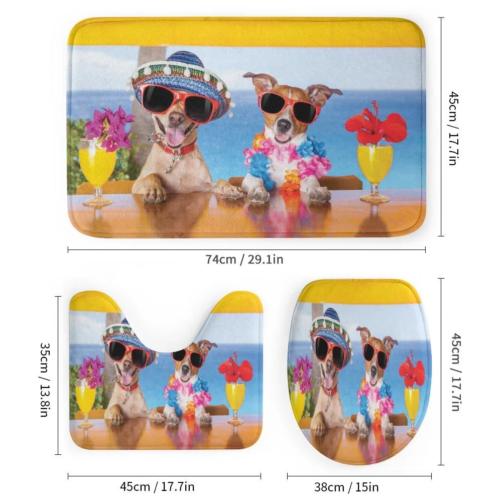 Tropic Summer Dog Friends — Detail 1