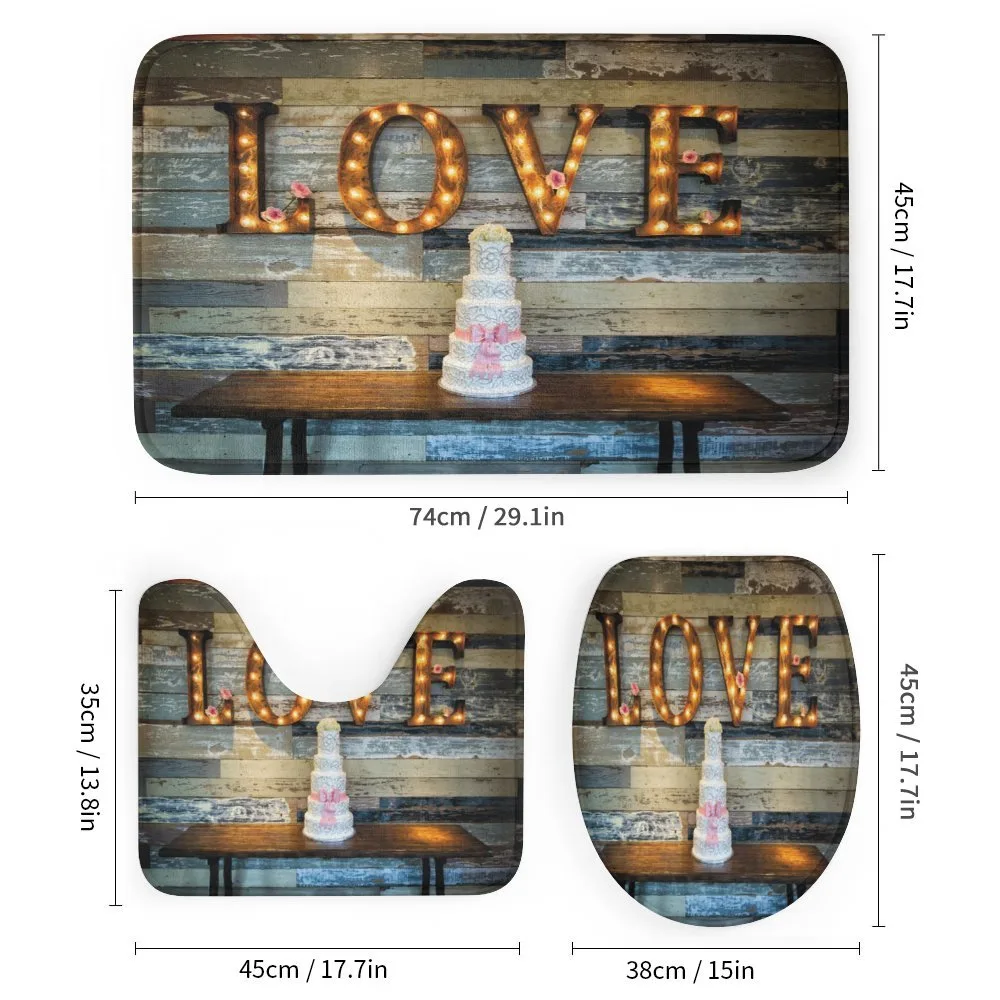Wedding Cake Love Wood — Detail 1