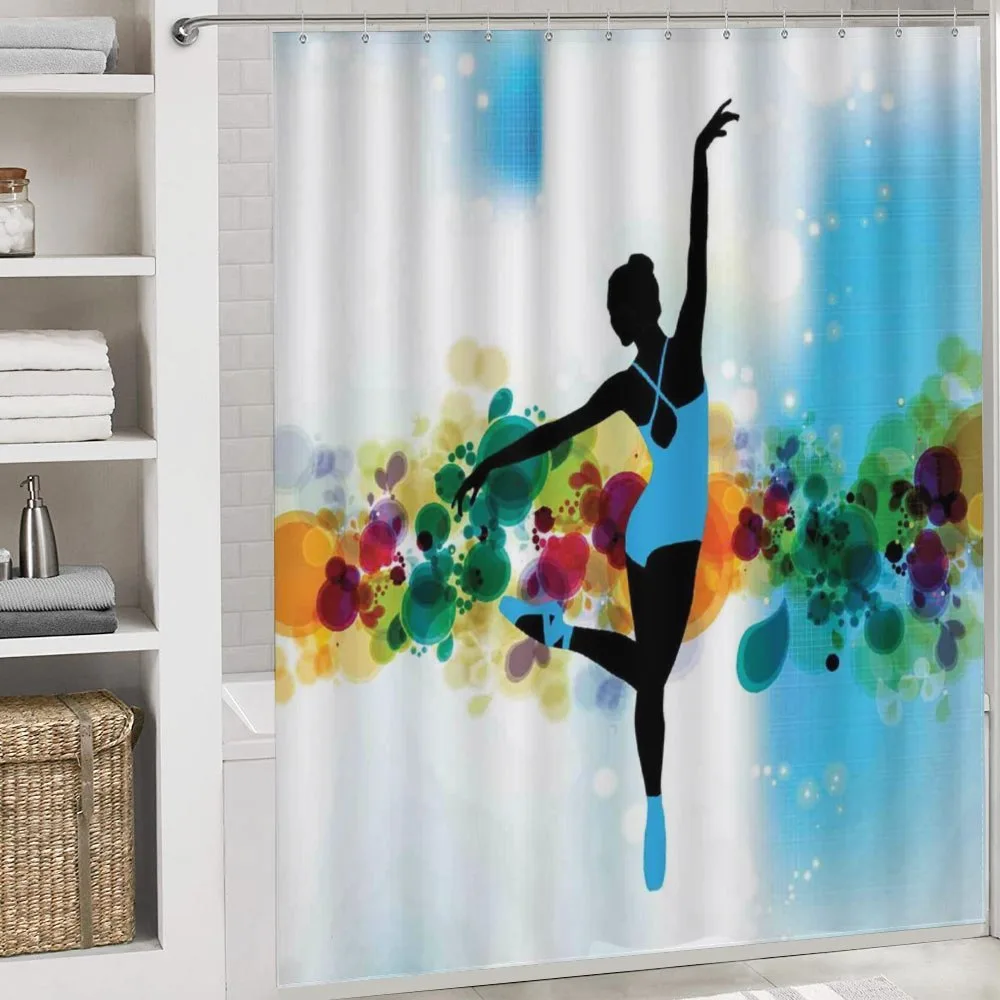 Dancer on Abstract Backdrop — Detail 4