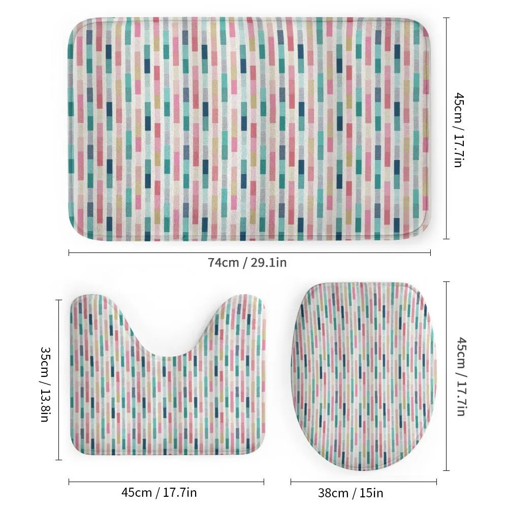 Dotted Bars in Colorful Style — Detail 1