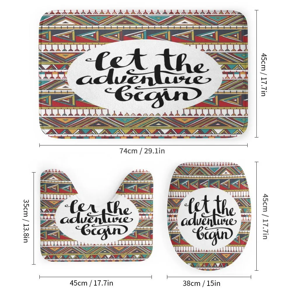 Geometric Aztec Motifs — Detail 1