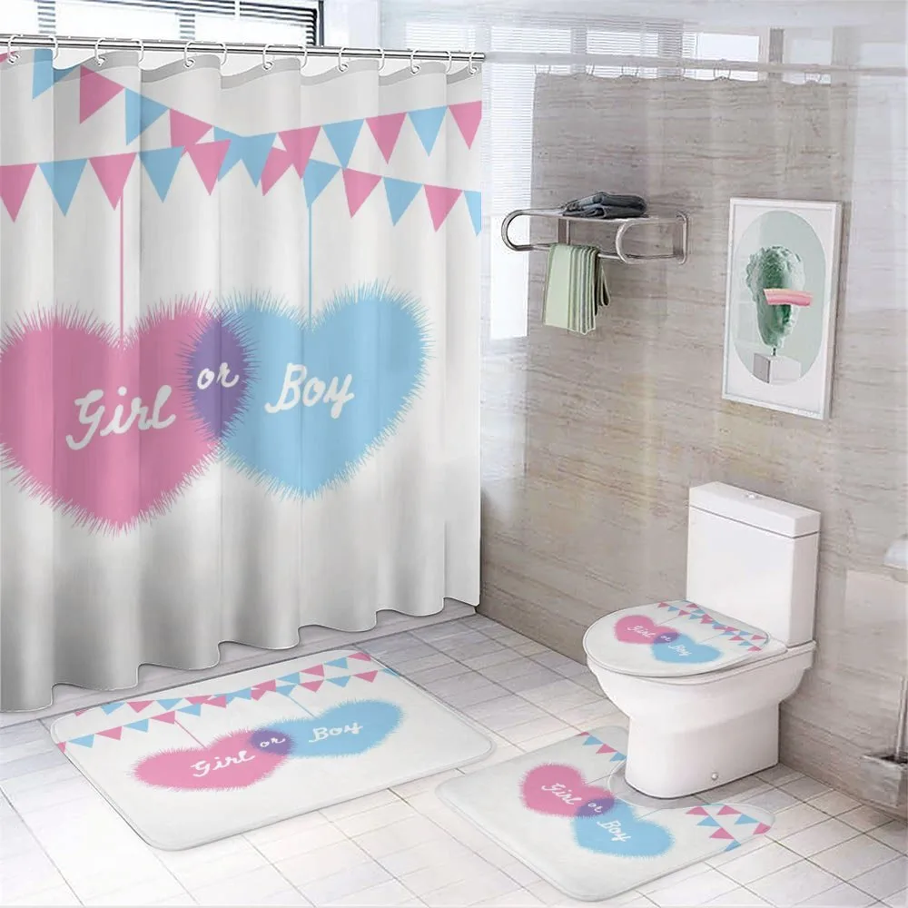 Girl Boy Hearts Flags — Your design