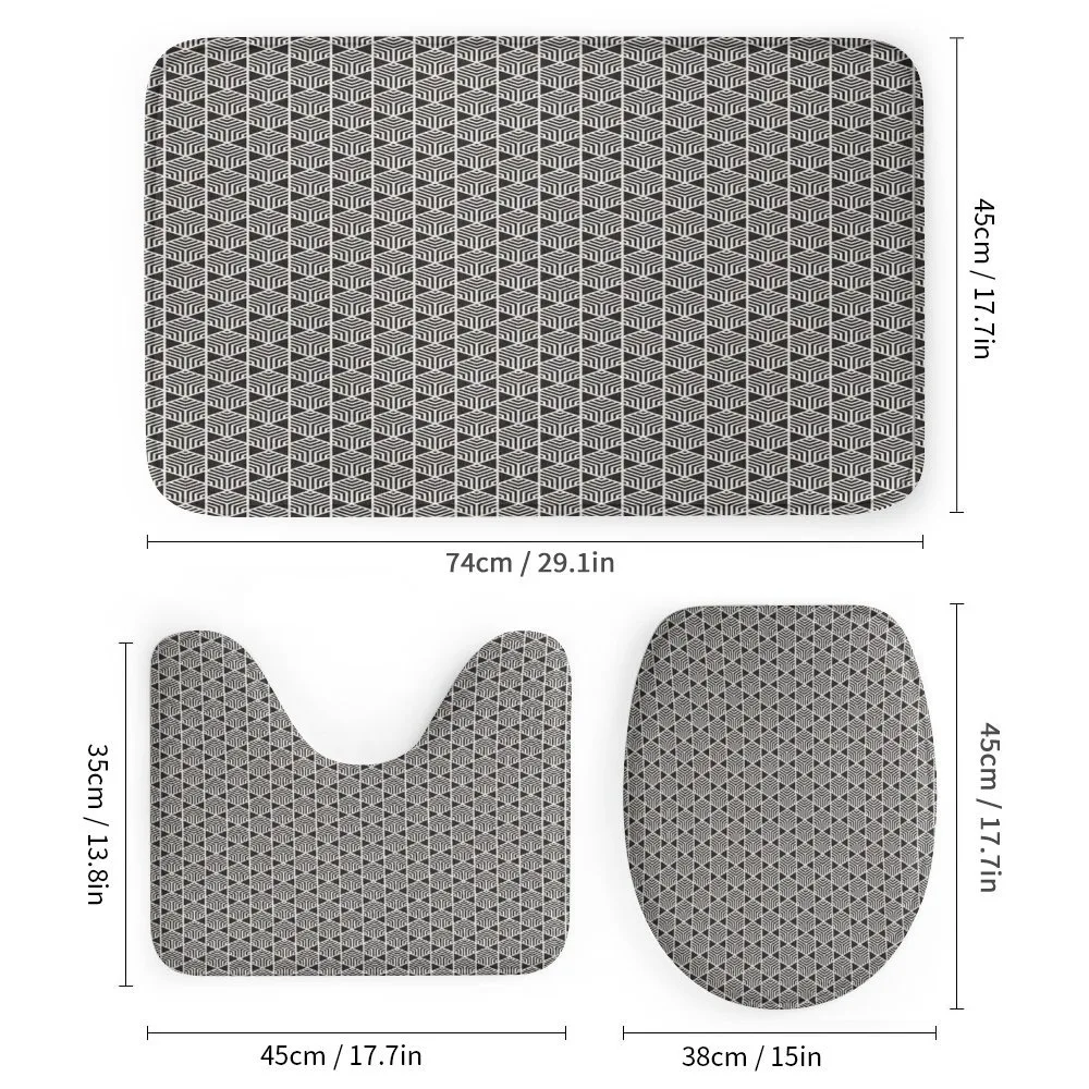 Hexagons Simple Lines Grid — Detail 1