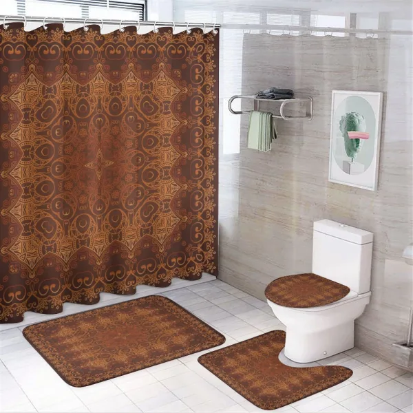 Persian Lace on a shower curtain