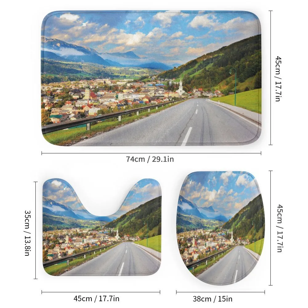 Road Alps Small Town — Detail 1