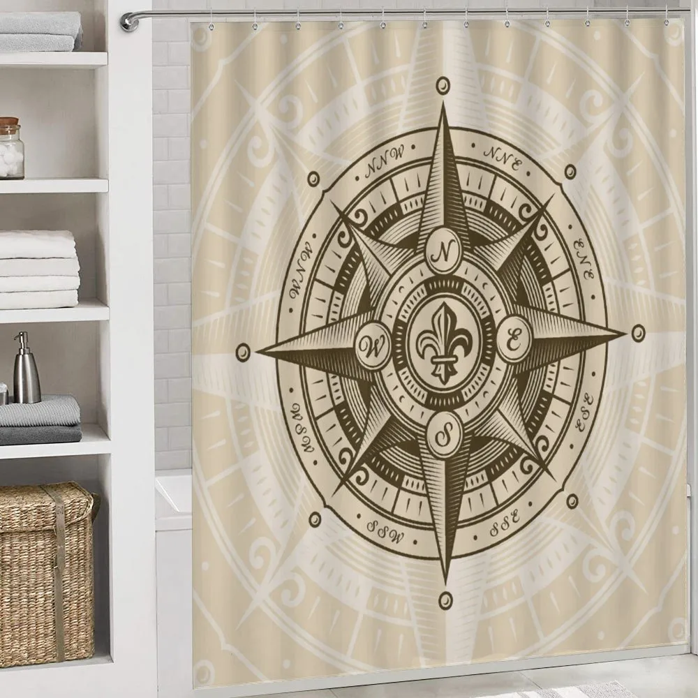 Vintage Nautical Windrose — Detail 4