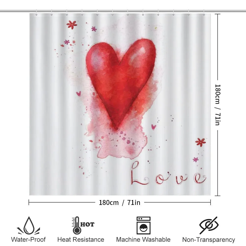 Watercolor Effect Heart — Detail 2
