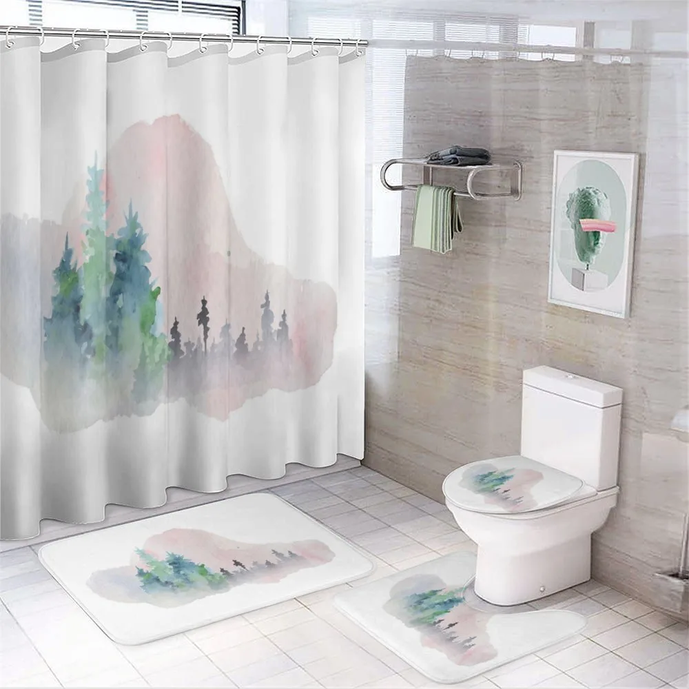 Watercolor Forest Artwork — Your design
