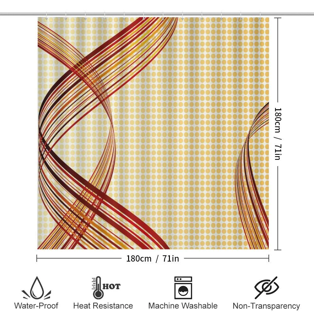 Abstract Curvy Stripes — Detail 2