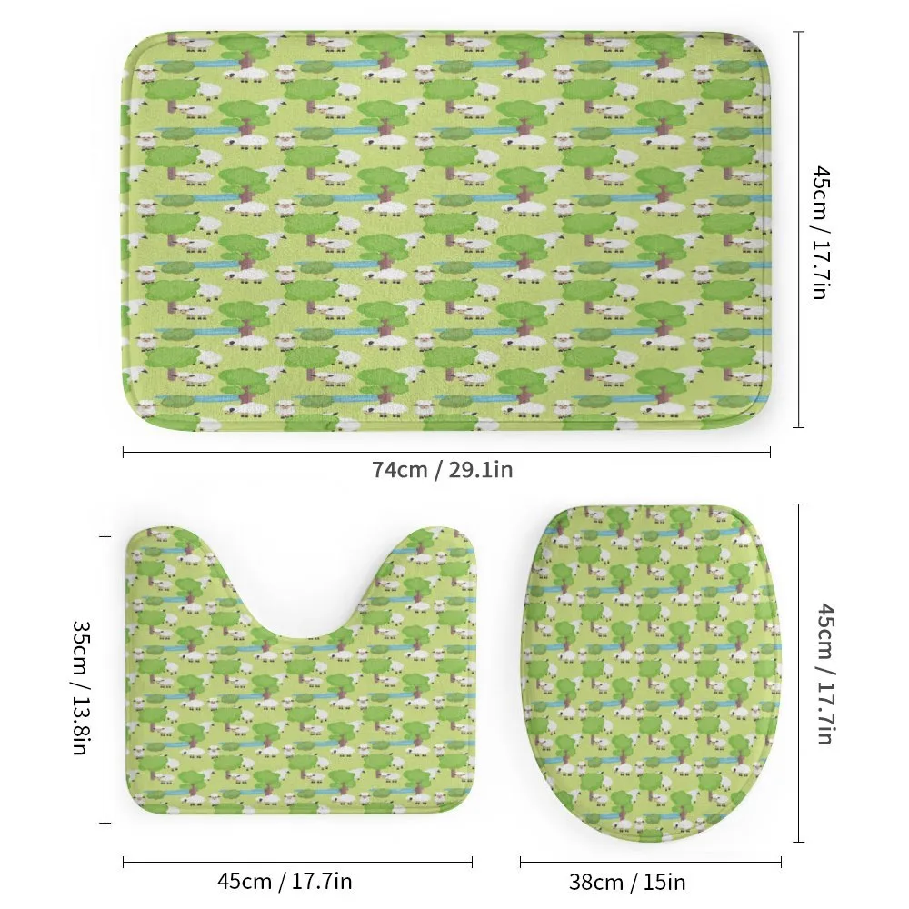 Cartoon Sheep in Forest — Detail 1