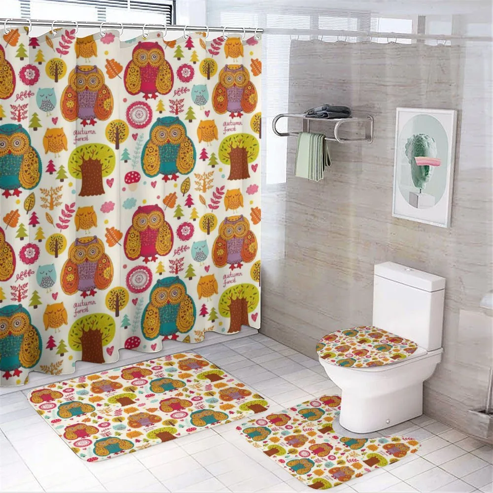 Colorful Owl Woodland Animals — Your design