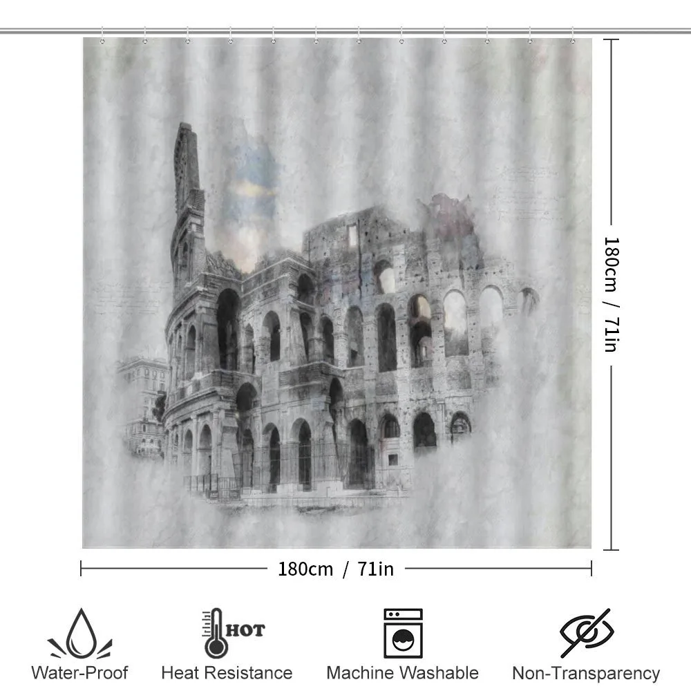 Colosseum Rome Sketch — Detail 2