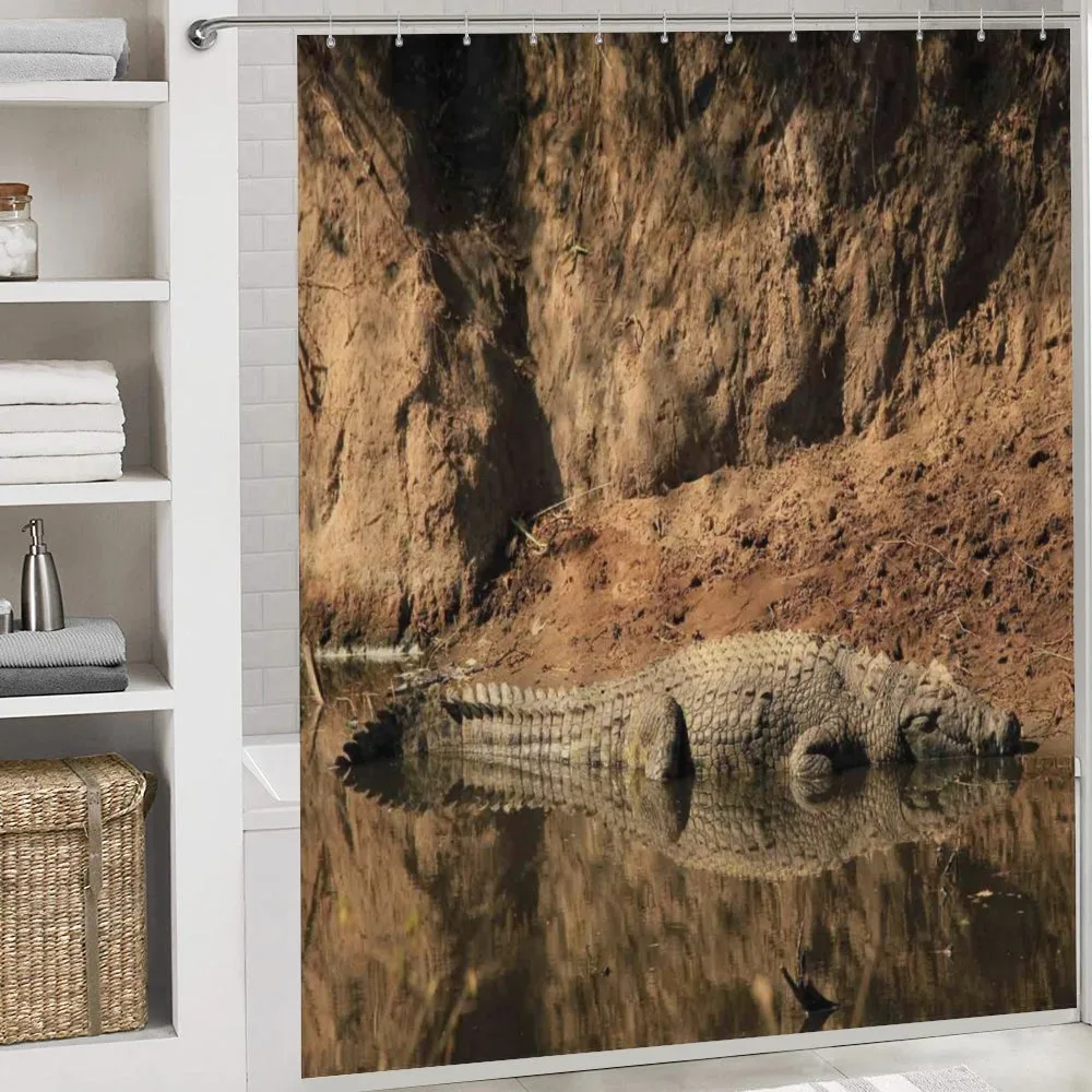 Crocodile Hunt in Wild — Detail 4