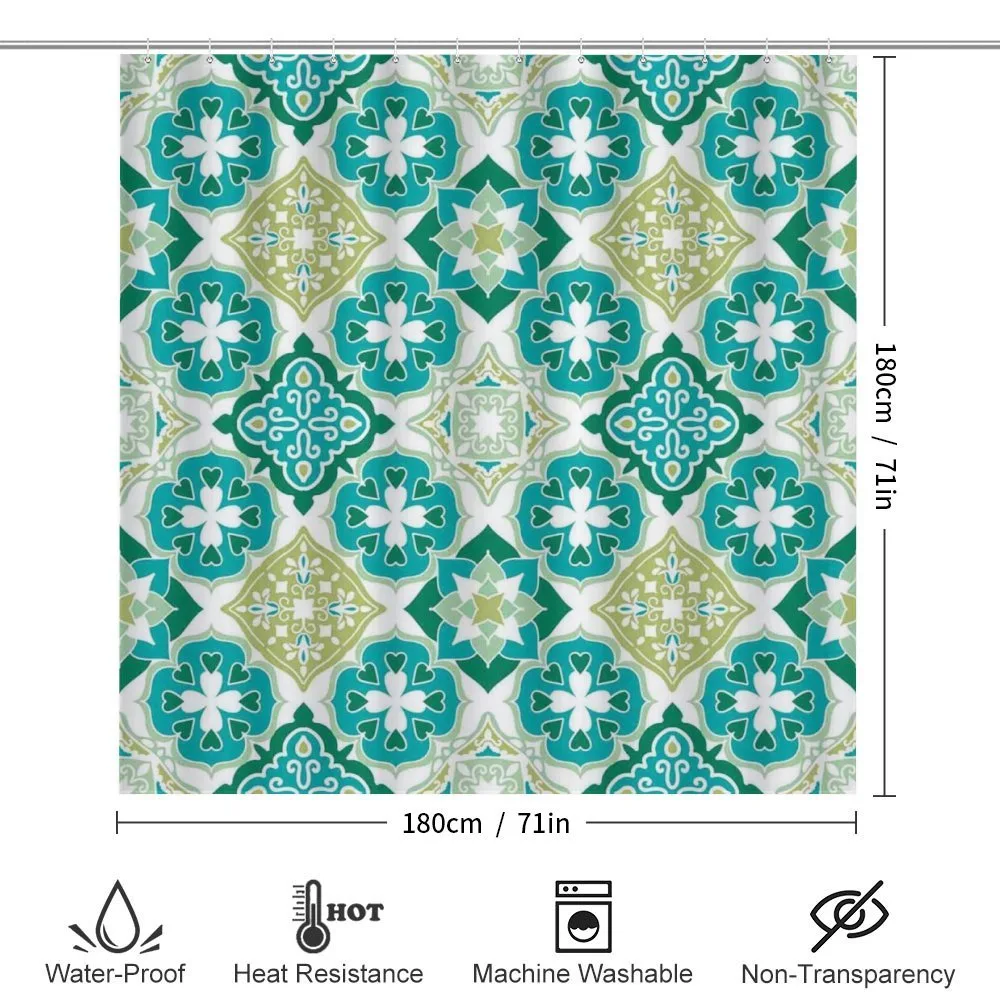 Geometric Colored Tiles — Detail 2