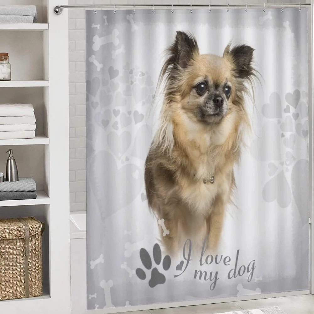 I Love My Dog Paw Print — Detail 4