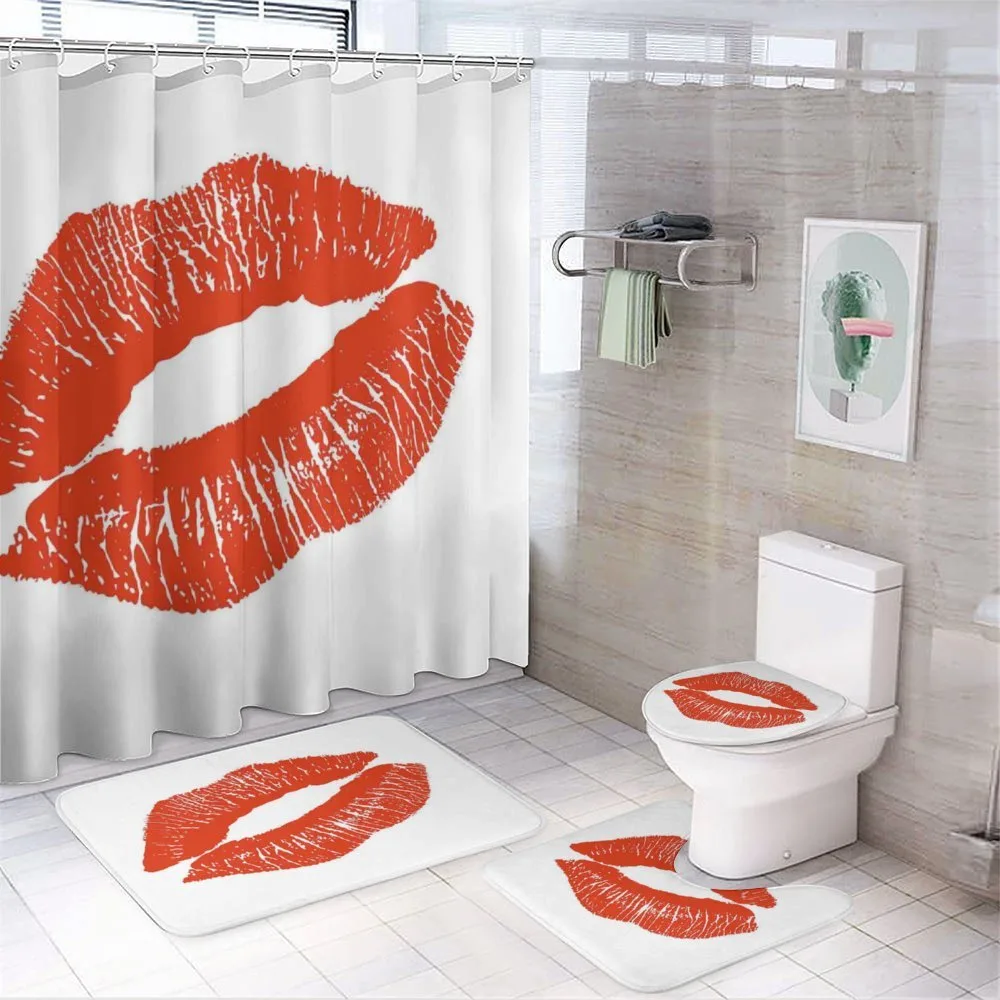 Red Lips Kiss Mark Grunge — Your design