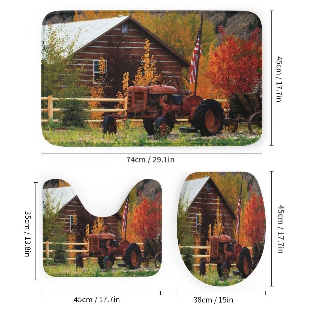 Rustic Cabin with Tractor — Detail 1