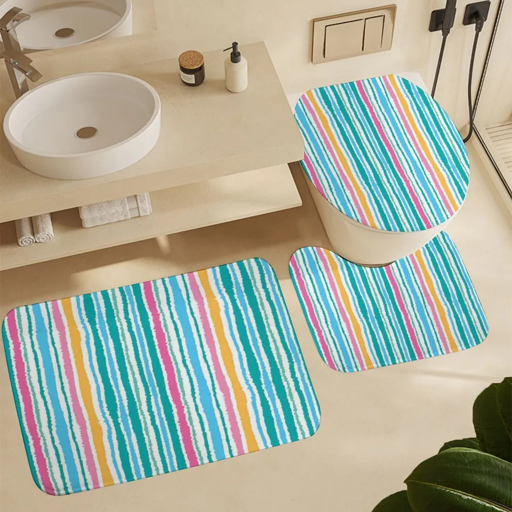 Stripes in Aquatic Colors — Detail 5